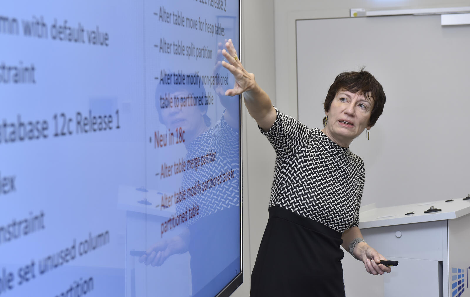 Ulrike Schwinn über Oracle 18c und autonome Datenbanken © Christian Augustin 