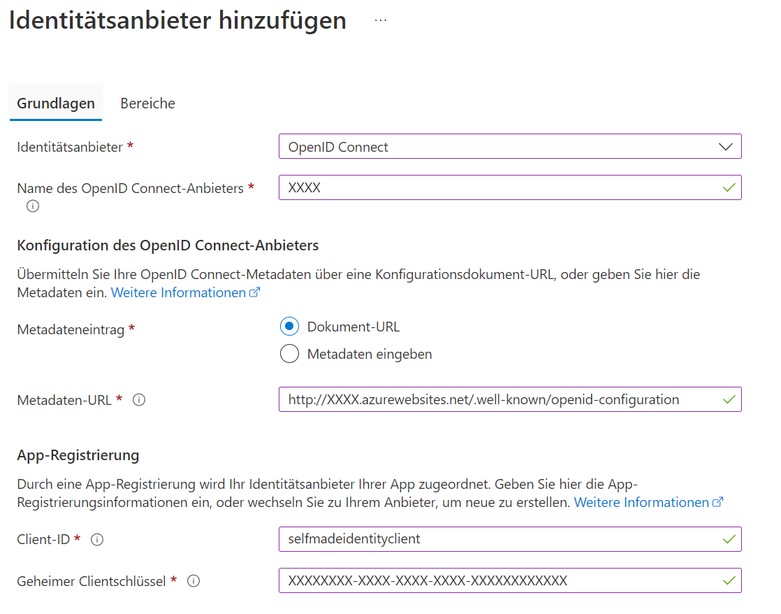Abb. 3: Azure-Easy-Auth-Konfiguration. © Azure Portal