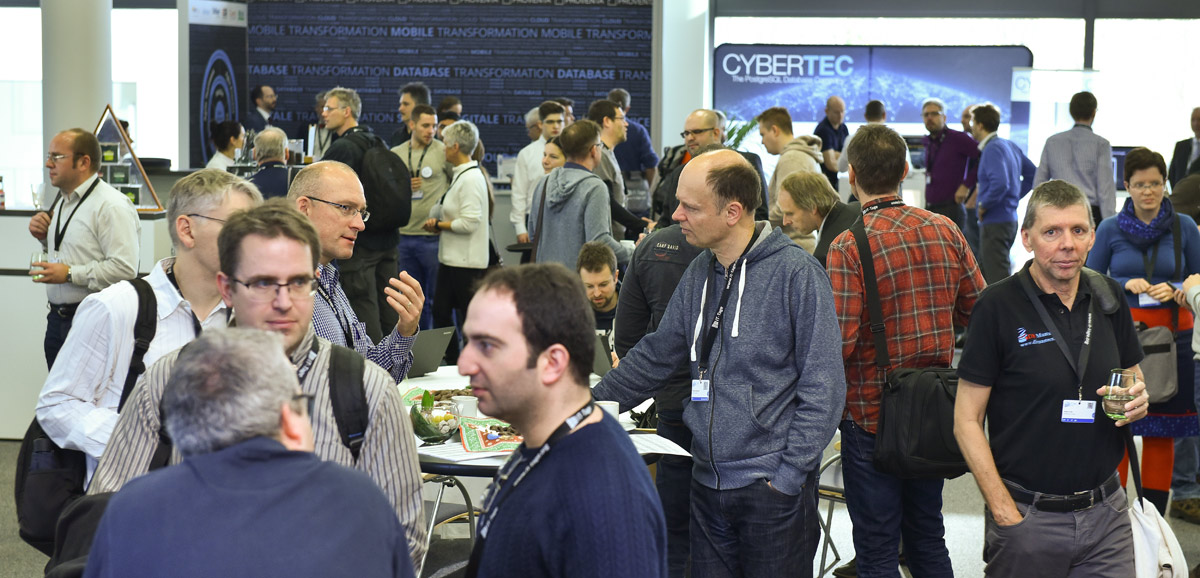 Gutes Essen und eine umfangreiche Ausstellung flankierten die Konferenz. © Christian Augustin / IT-Tage 2017