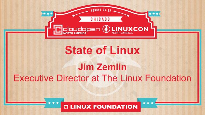 State of Linux - Jim Zemlin | LinuxCon + CloudOpen North America 2014